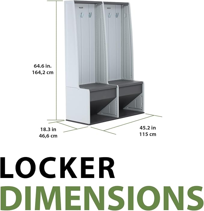 π₯ Heavy-Duty Garage Storage Locker β Freestanding Polyethylene Storage Cabinet