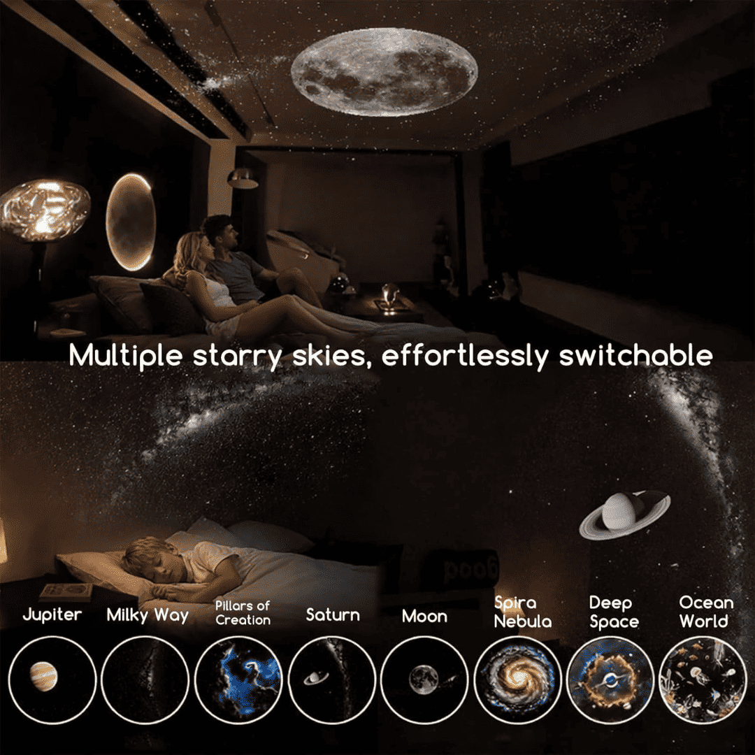 🌙 Galix™ Dream Projector – Magical Star Night Light for Peaceful Kids' Sleep