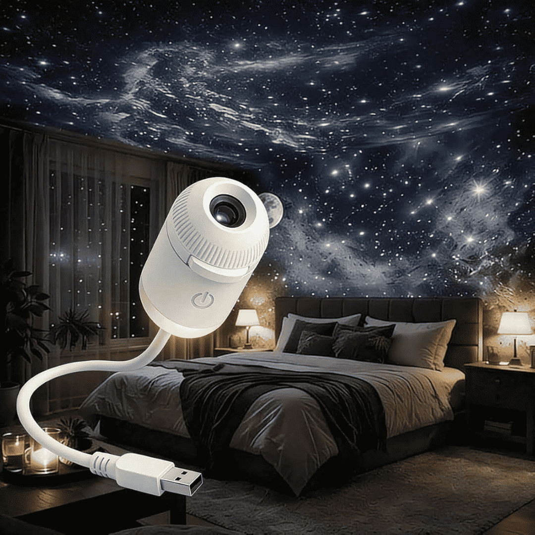 🌙 Galix™ Dream Projector – Magical Star Night Light for Peaceful Kids' Sleep
