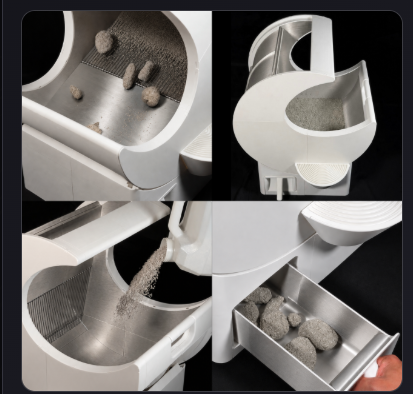 Moonbox™ Self-Cleaning Cat Litter Box – No Scooping, No Electricity Required