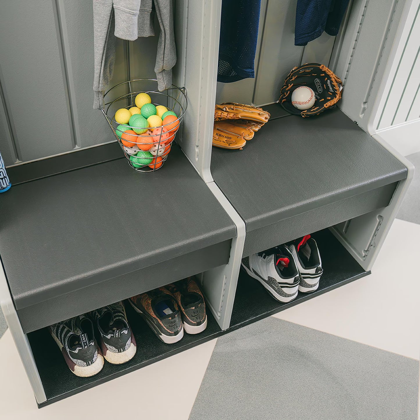 🔥 Heavy-Duty Garage Storage Locker – Freestanding Polyethylene Storage Cabinet