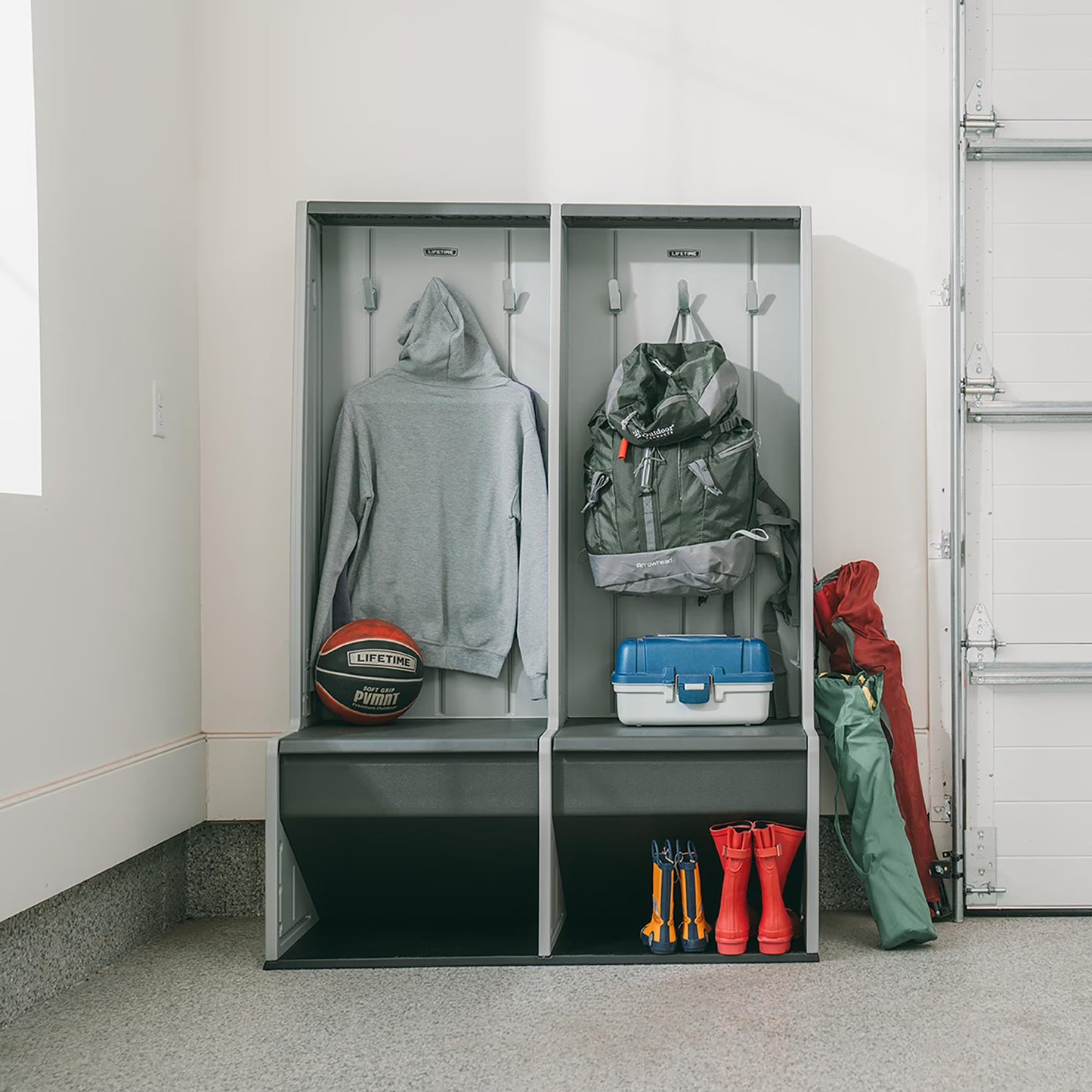 🔥 Heavy-Duty Garage Storage Locker – Freestanding Polyethylene Storage Cabinet