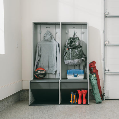 🔥 Heavy-Duty Garage Storage Locker – Freestanding Polyethylene Storage Cabinet